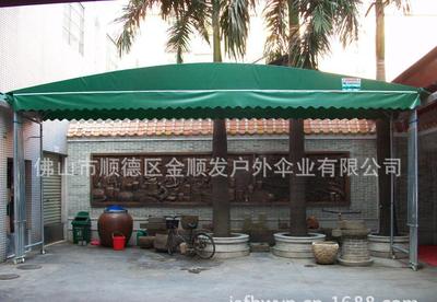 推拉篷帳篷廠 伸縮 固定篷 戶外遮陽帳篷廠 ,工廠工人單車車
