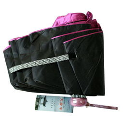 天堂傘 花開時節防紫外線三折鋼傘 3336e 玫紅