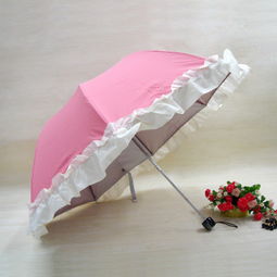 雨秀傘業 韓國公主大花邊三折防曬傘——優雅與實用的完美結合